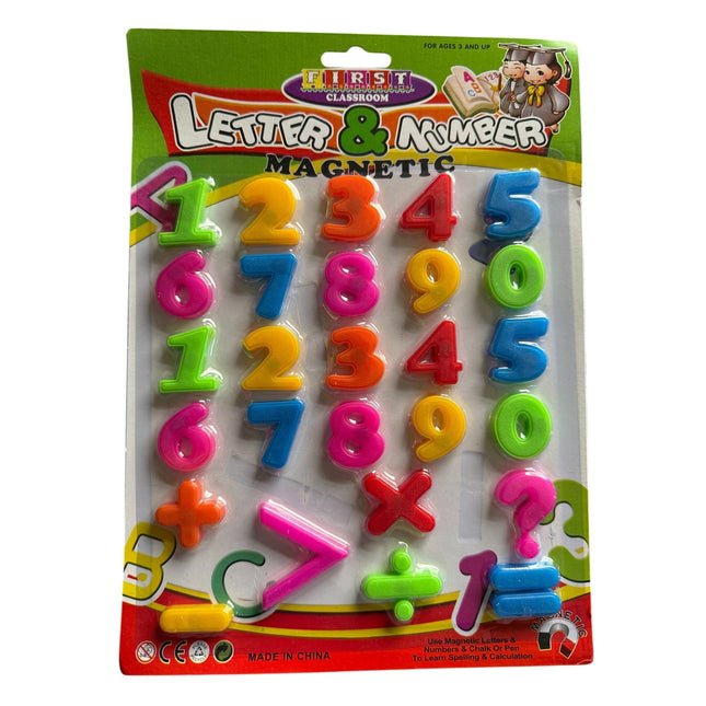 Letter Number Magnetic