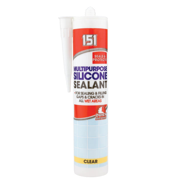 M-purp Clear Silicone Sealant cart 280ml