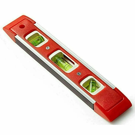 MAGNETIC SPIRIT LEVEL 22.5cm 9" TORPEDO LIGHTWEIGHT SMALL POCKET BRICK LEVELS