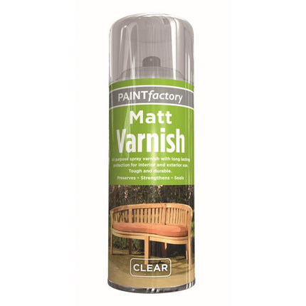 MATT VARNISH SPRAY CLEAR 400ML