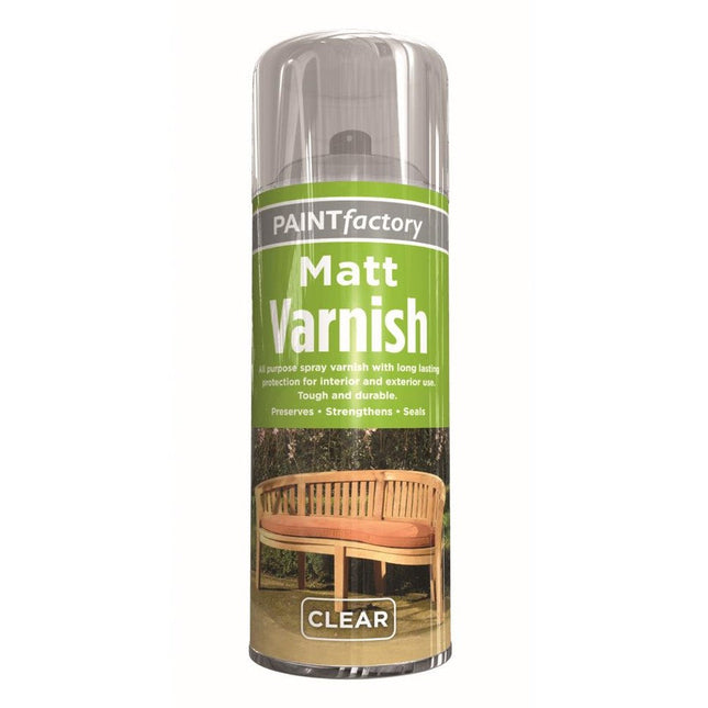 MATT VARNISH SPRAY CLEAR 400ML