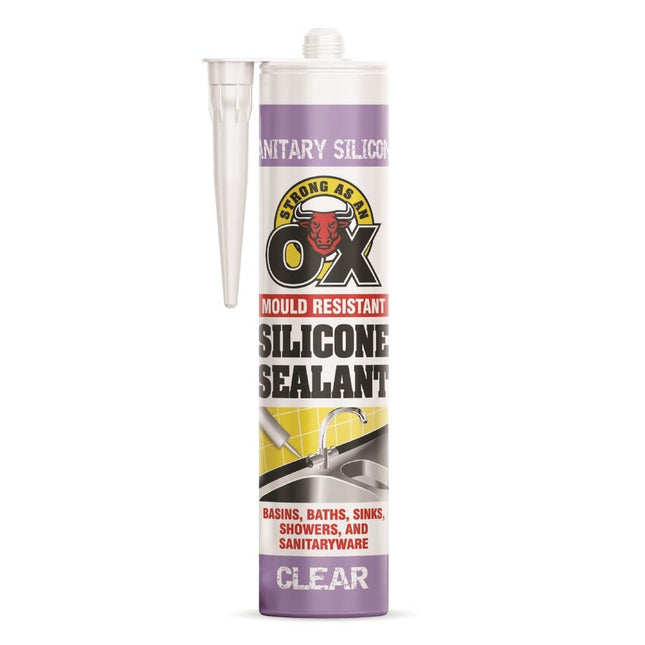 MOULD RESISTANT SILICONE SEALANT CLEAR 300ML