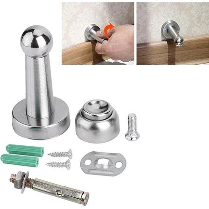 Magnetic Door Stop Holder Catch Stops Hook Wedge Stainless Steel Door Stopper