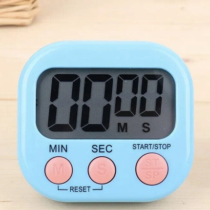 Magnetic LCD digital timer Kitchen cooking timer Loud Alarm Battery Excluded