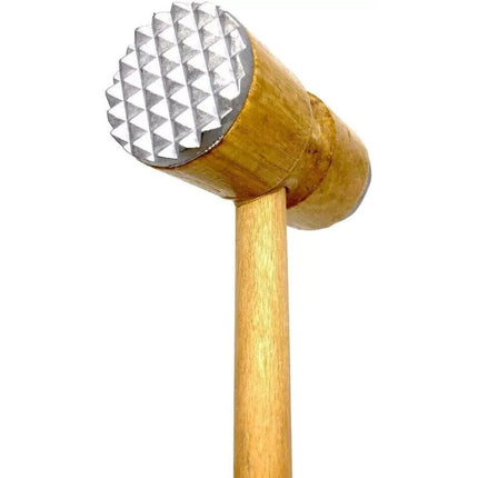 Meat Tenderizer Hammer Wooden Steak Mallet Kitchen Tool Heavy Duty Solid Wood