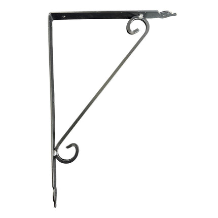 Metal Shelf Bracket 24cmx29cm Black