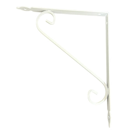 Metal Shelf Bracket 24cmx29cm White
