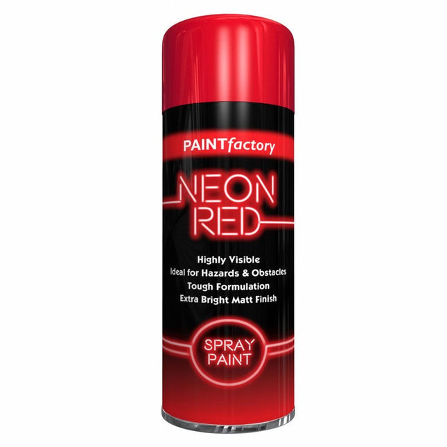 PF SPRAY PAINT NEON RED 200ML