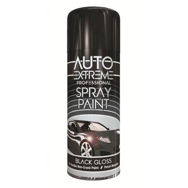 PRO SPRAY PAINT GLOSS BLACK 400ML