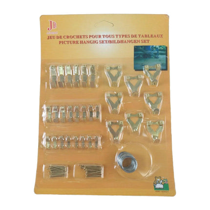 Pack Brass Picture Hooks