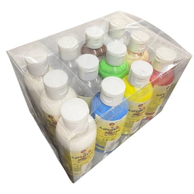Pack of 1 small colored ink Bottle , typically used in printing poster paint 100ml