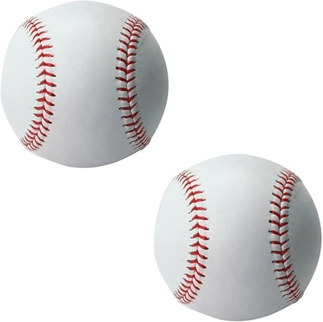 Pack of 2 Soft Baseball Ball, Rounders Ball for Practice & Games, Ball Training Baseball for Outdoor Sports for Youth And Adult