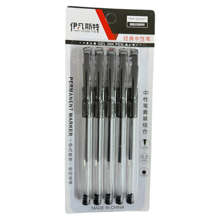 Pack of 5 Permanent marker with 0.5mm Nib