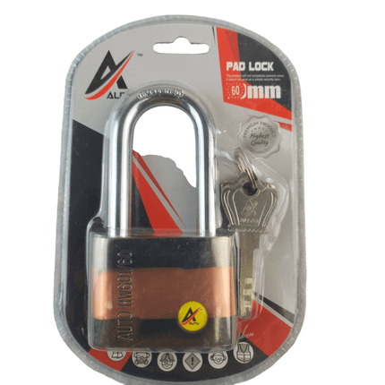 Padlock Swift Shackle Lock 4 Keys