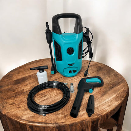 High Pressure Washer 1800W – 140 Bar Portable Power Washer for Patio, Car, Walls, Fences & More – Jet Wash Comes with Accessories and Attachments