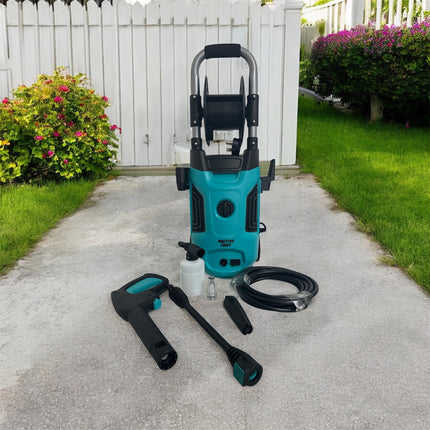 High Pressure Washer 1800W – 140 Bar Portable Power Washer for Patio, Car, Walls, Fences & More – Jet Wash Comes with Accessories and Attachments