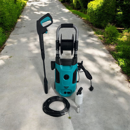 High Pressure Washer 1800W – 140 Bar Portable Power Washer for Patio, Car, Walls, Fences & More – Jet Wash Comes with Accessories and Attachments