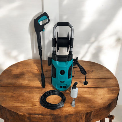 High Pressure Washer 1800W – 140 Bar Portable Power Washer for Patio, Car, Walls, Fences & More – Jet Wash Comes with Accessories and Attachments