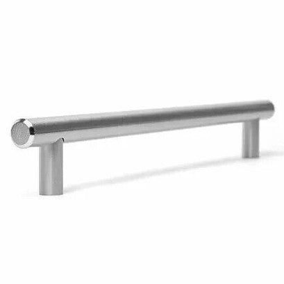 Premium Kitchen Cupboard Cabinet T-Bar Door Handle Brushed Stainless Steel Black