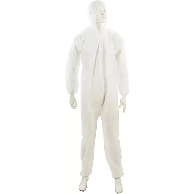 Protective Painting Suit White Indoor Outdoor Disposable Painting One Size