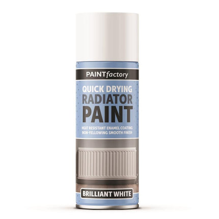 QUICK DRYING RADIATOR PAINT WHITE 400ML