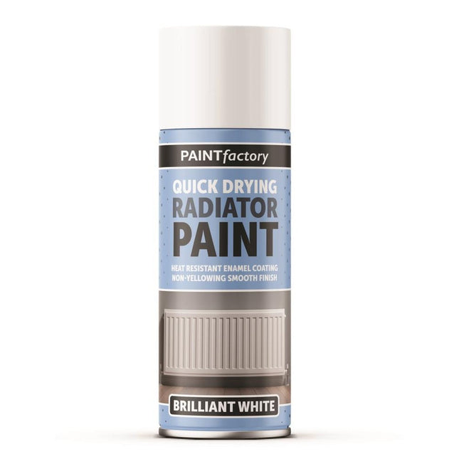 QUICK DRYING RADIATOR PAINT WHITE 400ML