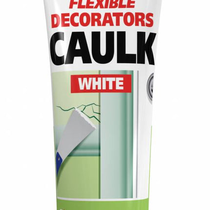 RAPIDE FLEXIBLE DECORATORS CAULK TUBE WHITE 250G