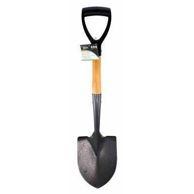 ROUND HEAD MICRO SHOVEL WITH WOODEN HANDLE