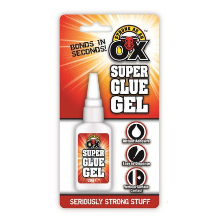 Rapide Super Glue Gel 20g Precision No-Drip Formula