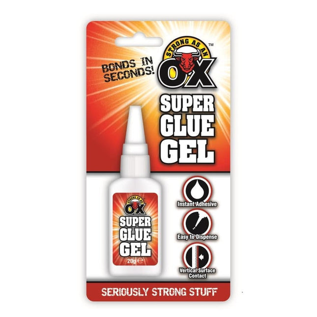 Rapide Super Glue Gel 20g Precision No-Drip Formula