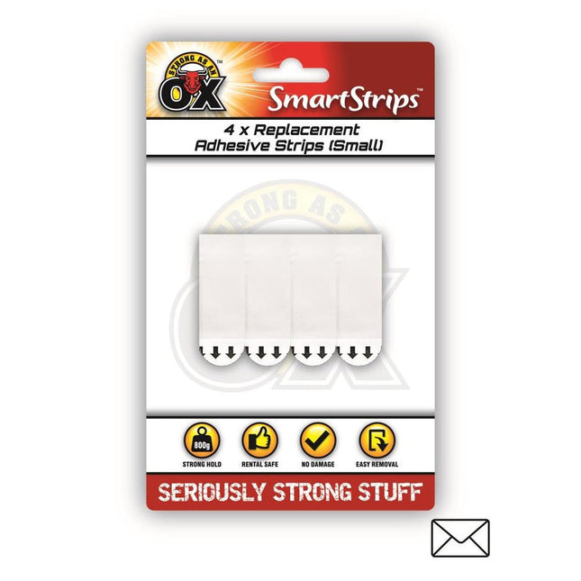 SAAO REMOVABLE REPLACEMENT STRIP SMALL - 4PK
