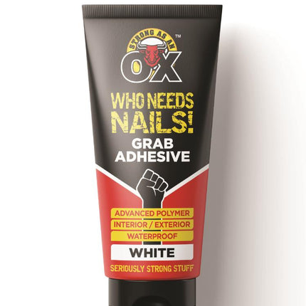 SAAO WHO NEEDS NAILS ADHESIVE SQUEEZY WHITE 184G