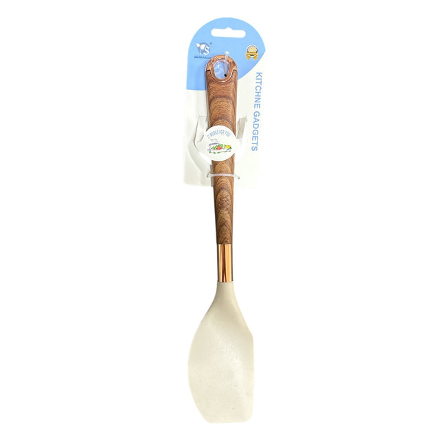 SILICONE KITCHEN BRUSH WITH PLASTIC HANDLE