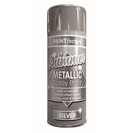 SPRAY PAINT METALLIC SILVER 200ML