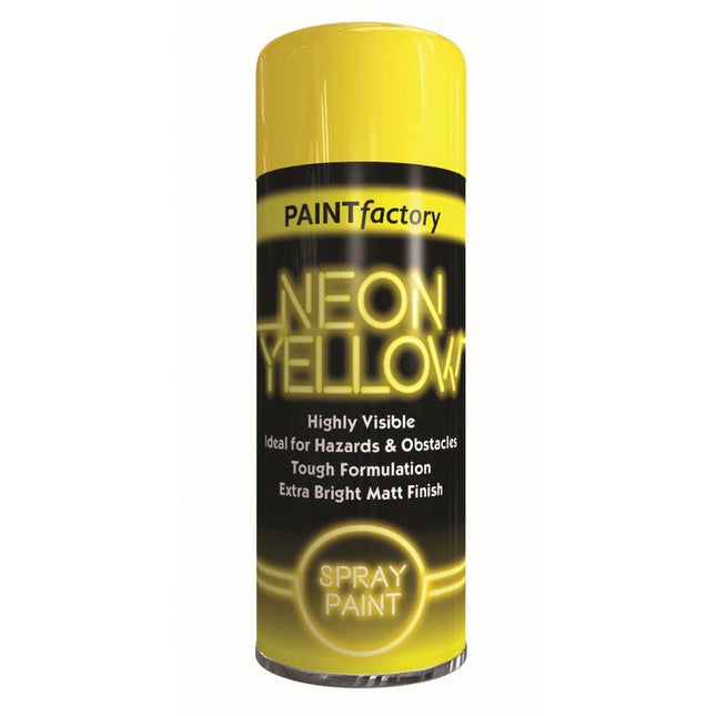 SPRAY PAINT NEON YELLOW 200ML