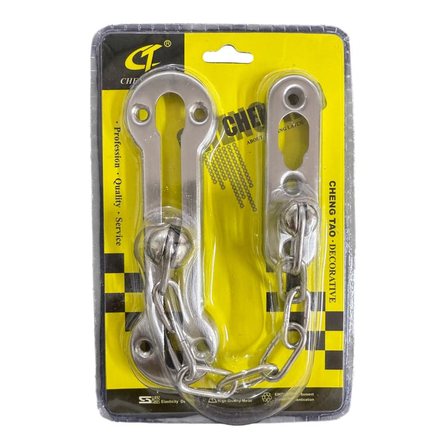 Silver Door Chain Lock