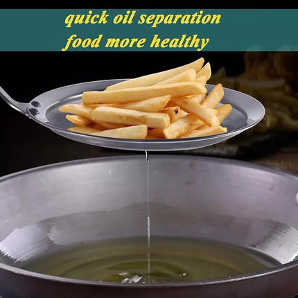 Stainless Steel Ultrafine Mesh Oil Skimmer, Strainer Colander