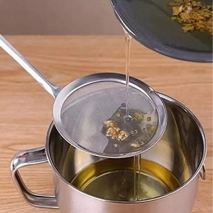 Stainless Steel Ultrafine Mesh Oil Skimmer, Strainer Colander