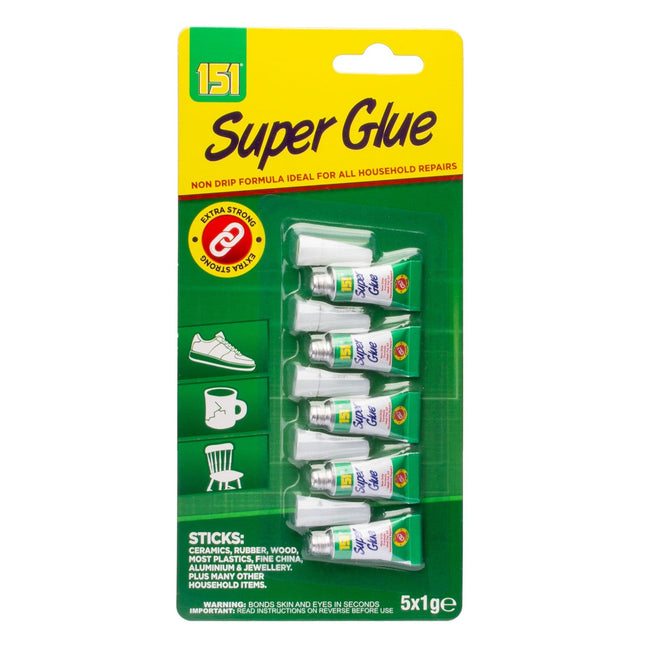 Super Glue 5pk X 1g