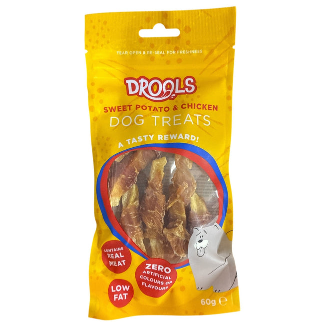 Sweet Potato & Chicken' Dog Treats 60g