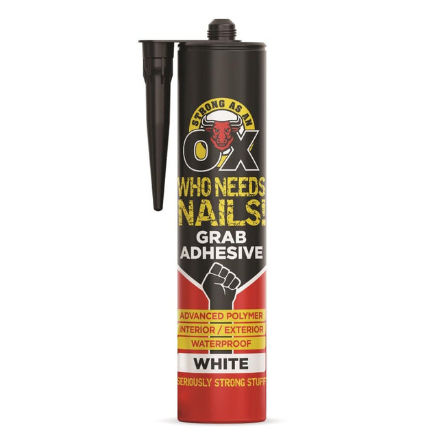 WHO NEEDS NAILS GRAB ADHESIVE WHITE 280G