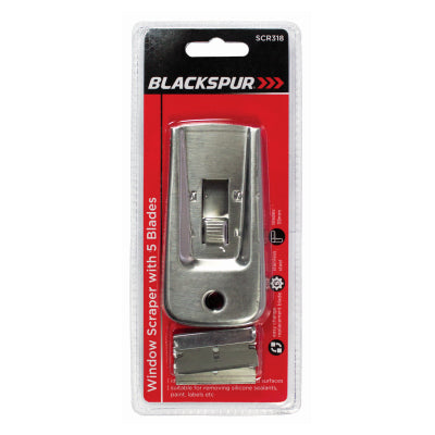WINDOW SCRAPER WITH 5 BLADES