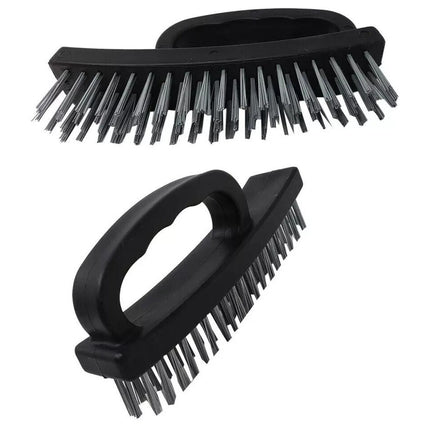 Wire Brush Rust Remover D Type Handle Brush Paint Cleaning Welding Brushes