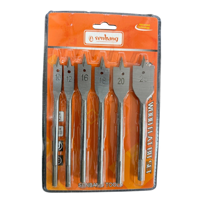 Wood Flat Bit Set