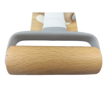 Wooden Pastry Dough Roller with Handle 10 cm Pizza Crust Cake Rolling Pin