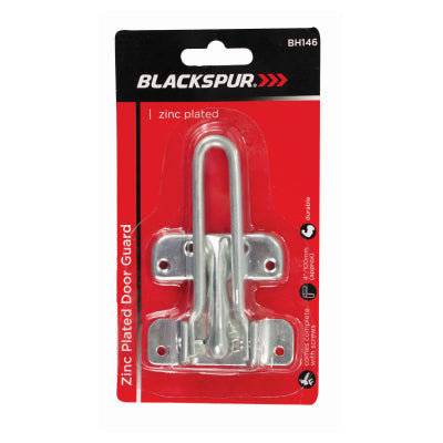 ZINC PLATED DOOR GUARD 87 x 62mm