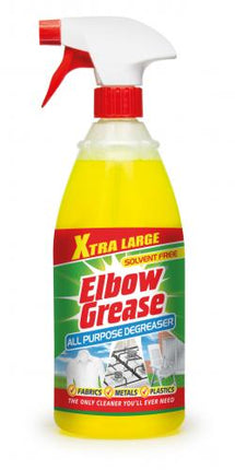 Elbow Grease Oven Cleaner for Domestic Ovens and BBQ - 500 ML Bottle - Bags, Gloves & Hob Scraper - Complete Oven cleaning kit with Elbow Grease All Purpose Degreaser 1L